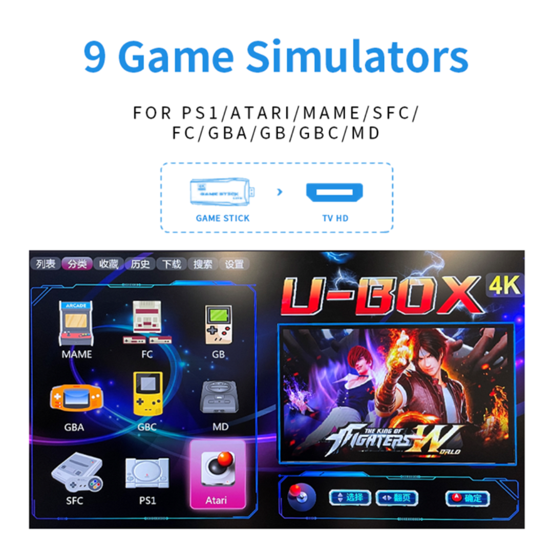 Consola USB + Controles Inalámbricos