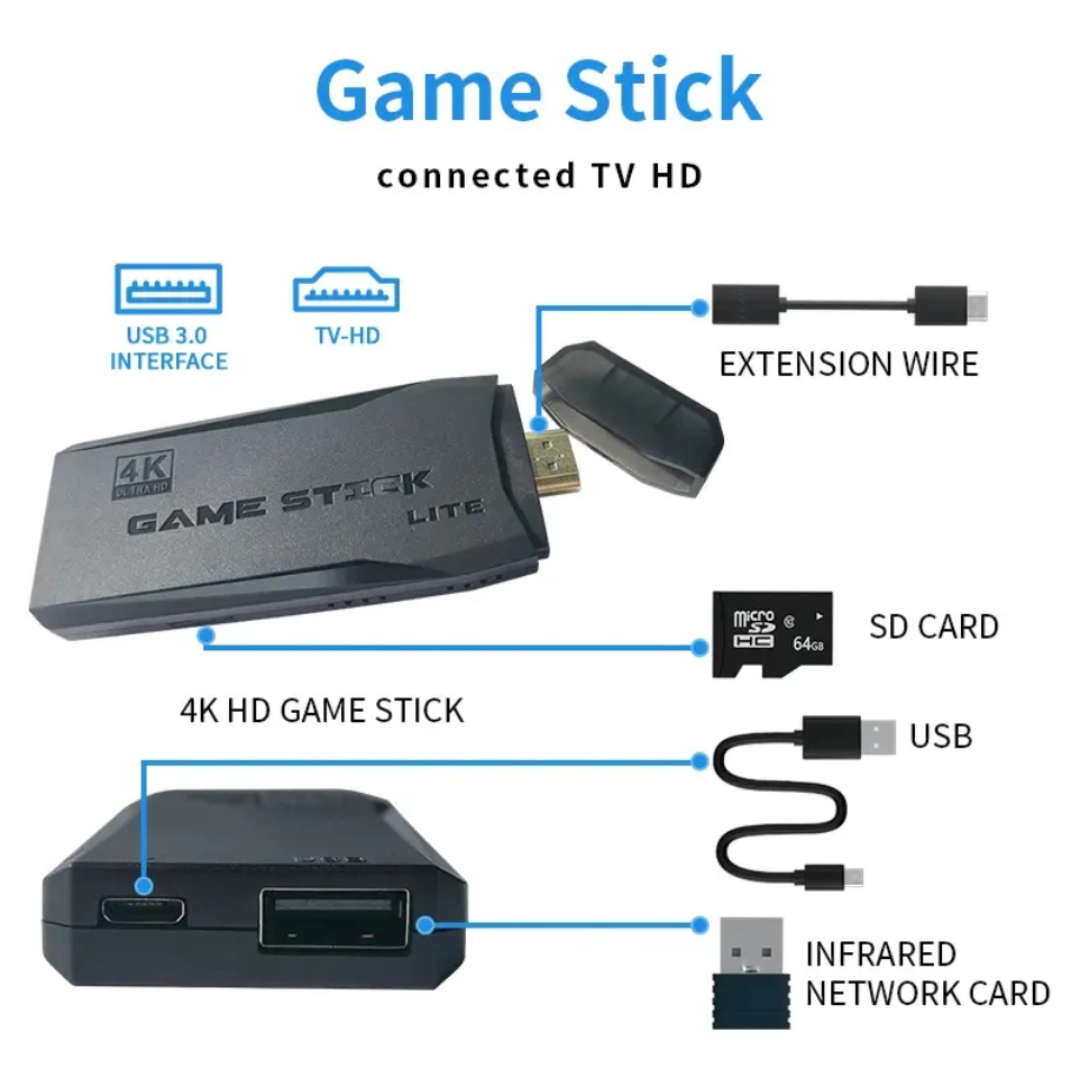 Consola USB + Controles Inalámbricos